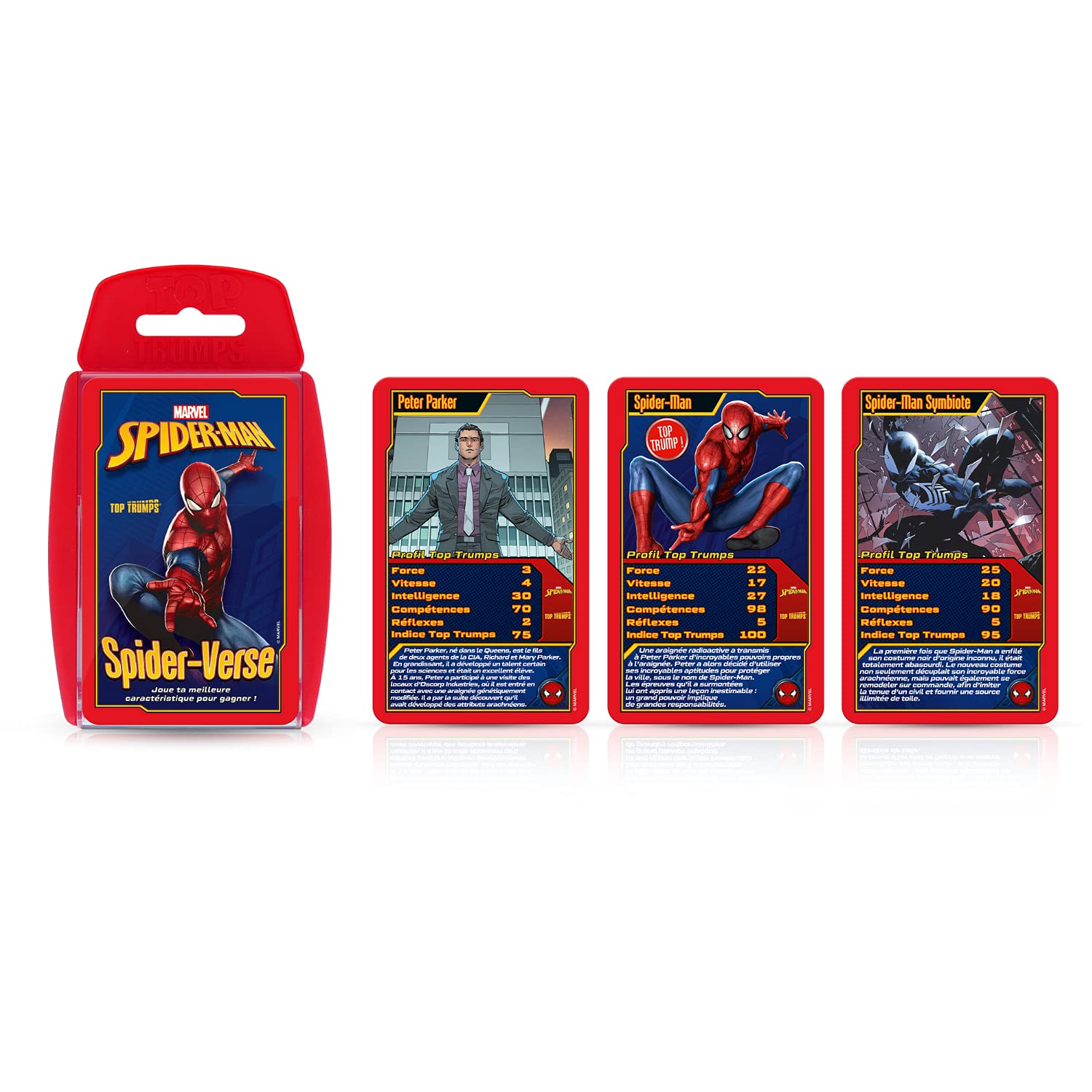 Winning Moves - Top Trumps Match, Spiderman Gioco da Tavolo