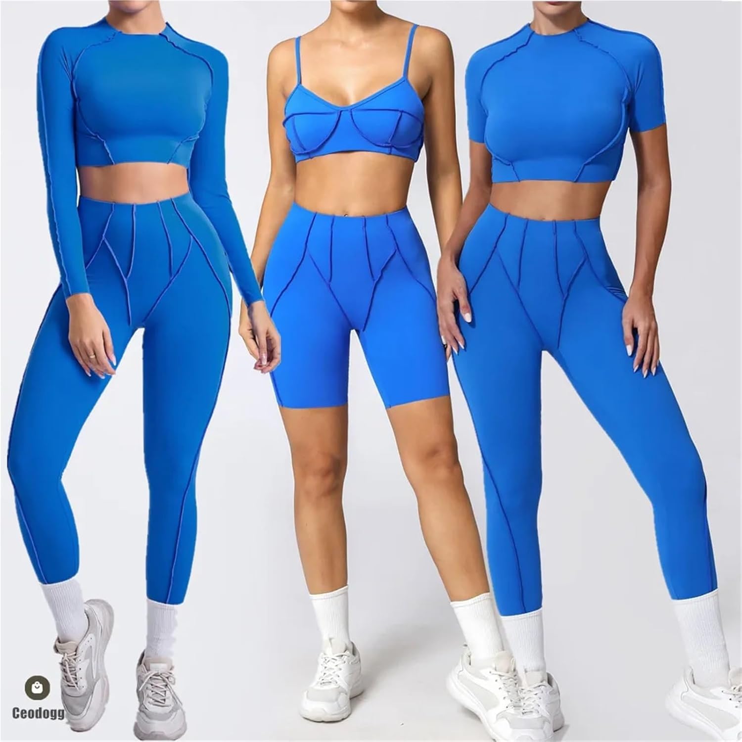 Top Palestra Donna Reggiseni Sportivi da Donna Cinghie Imbottite ad Alto Impatto Yoga Allenamento a Prova di Squat Palestra Esercizio Fitness Top Abbigliamento Sportivo
