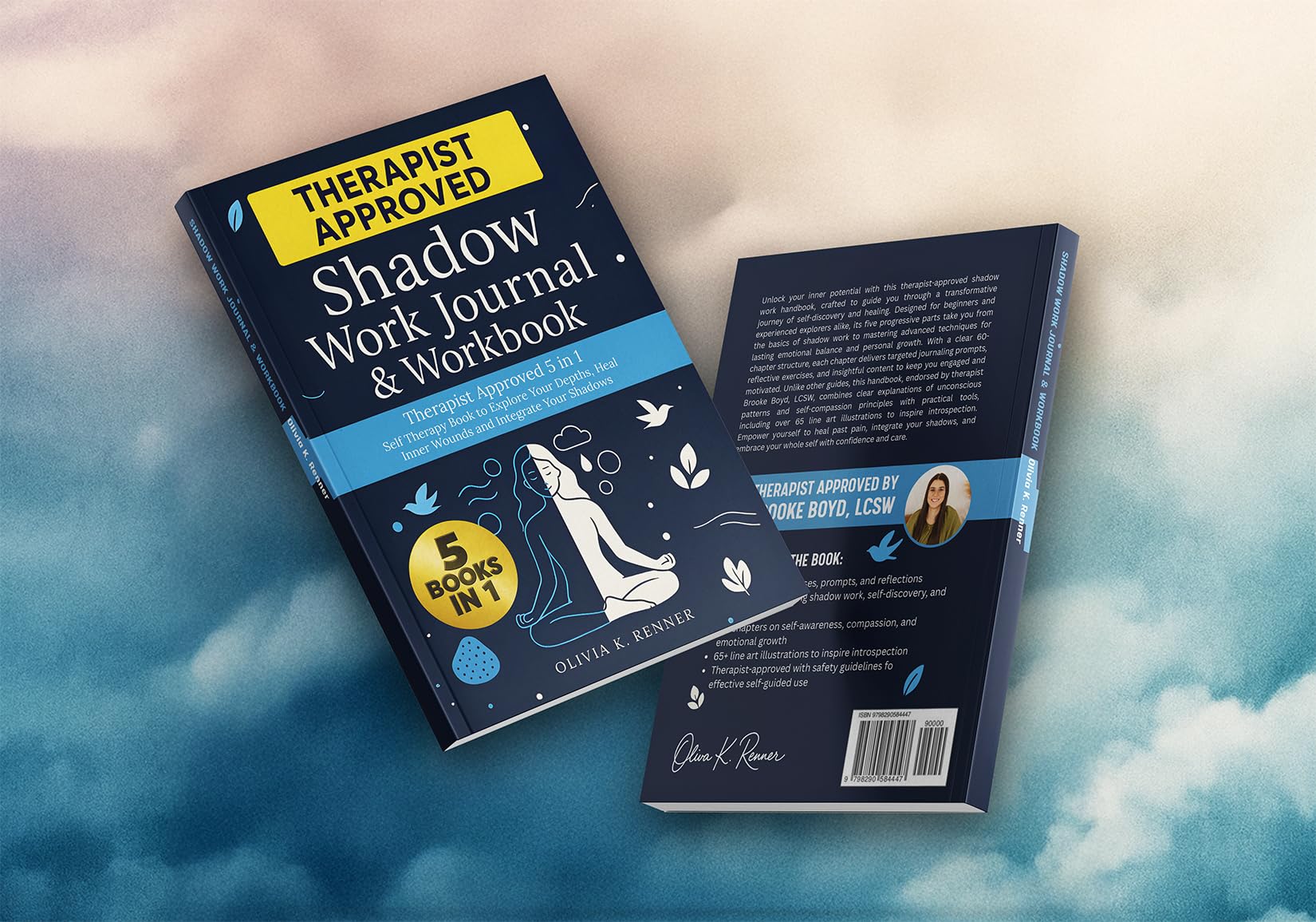 Shadow Work Journal & Workbook: Therapist Approved 5 in 1 Self Therapy Book to Explore Your Depths, Repair Inner Wounds and Integrate Your Shadows