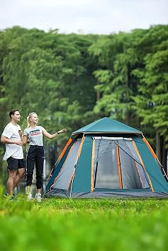 4 Seater Full Automatic Tent Camping Tent 240x240x160