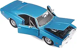 Maisto, Carro Miniatura 1969 Dodge Charger R/T- Escala 1:24 - Maisto