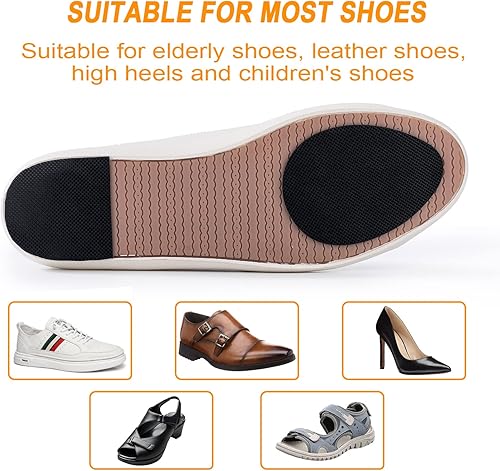 Miniatura 4 de Almohadillas antideslizantes para zapatos, autoadhesivas, con suela antideslizante, silicona sin olor de primera calidad, agarre antideslizante para