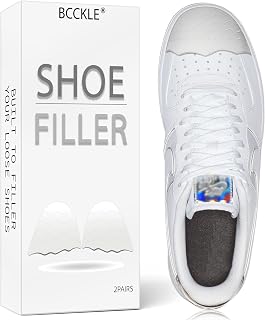 Shoe Fillers Inserts for Loose Shoes - Anti Slip Toe & Heel Pads with Ergonomic Design | Adjustable Insoles for Big Shoes Prevent Heel Slippage.