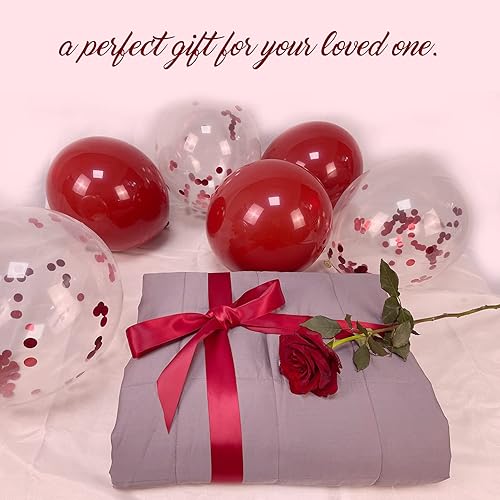 Miniatura 7 de BB BLINBLIN Manta pesada refrescante para adultos, calma y sueño, material suave y cómodo de primera calidad y cuentas de vidrio (gris oscuro, 80 x