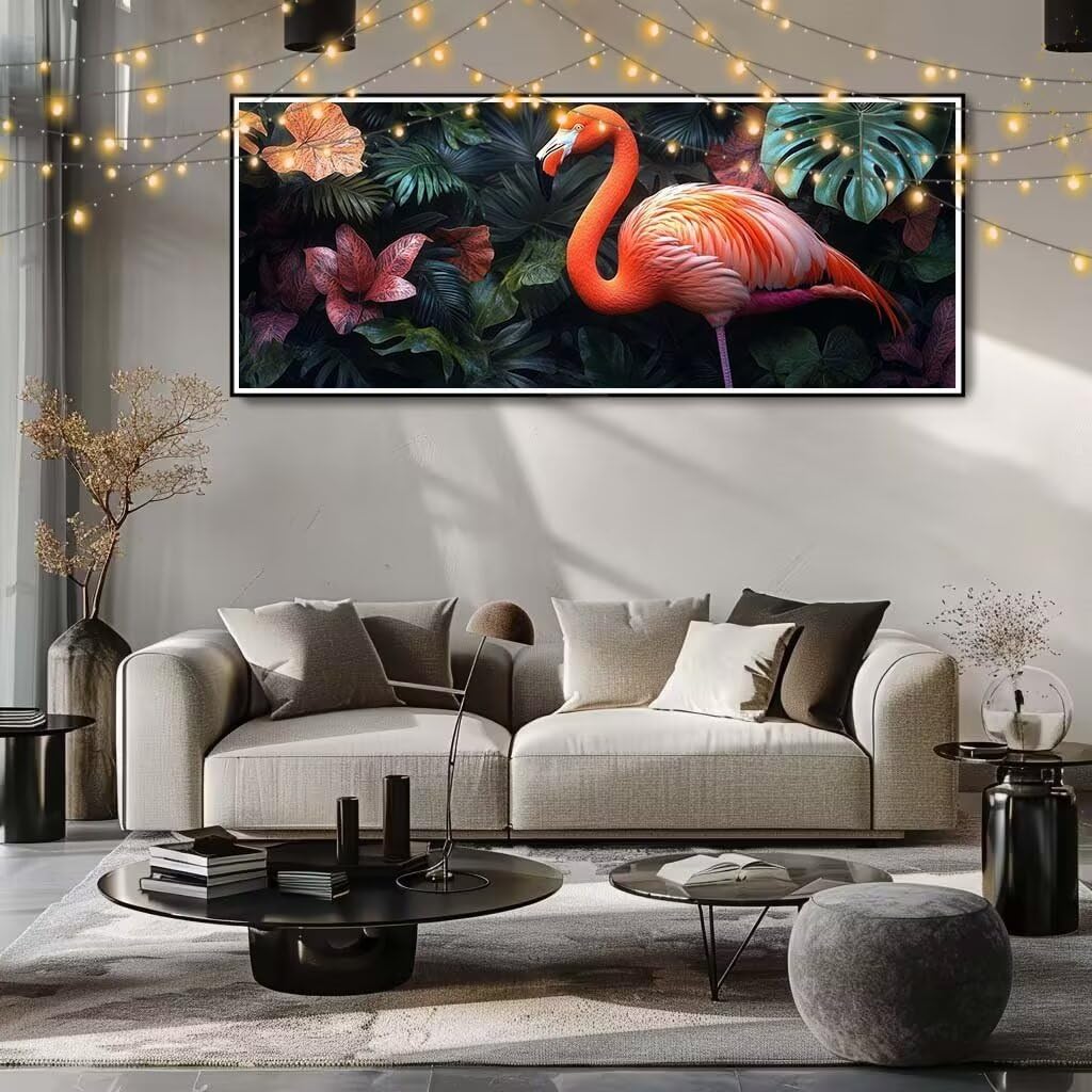 Malarstwo diamentowe 5D "zrób to sam" dla dzieci, krajobraz, obraz diamentowy (60 x 120 cm), tworzenie mozaiki według liczb, zestaw do malowania krzyżykowego, dla dorosłych, do dekoracji domu