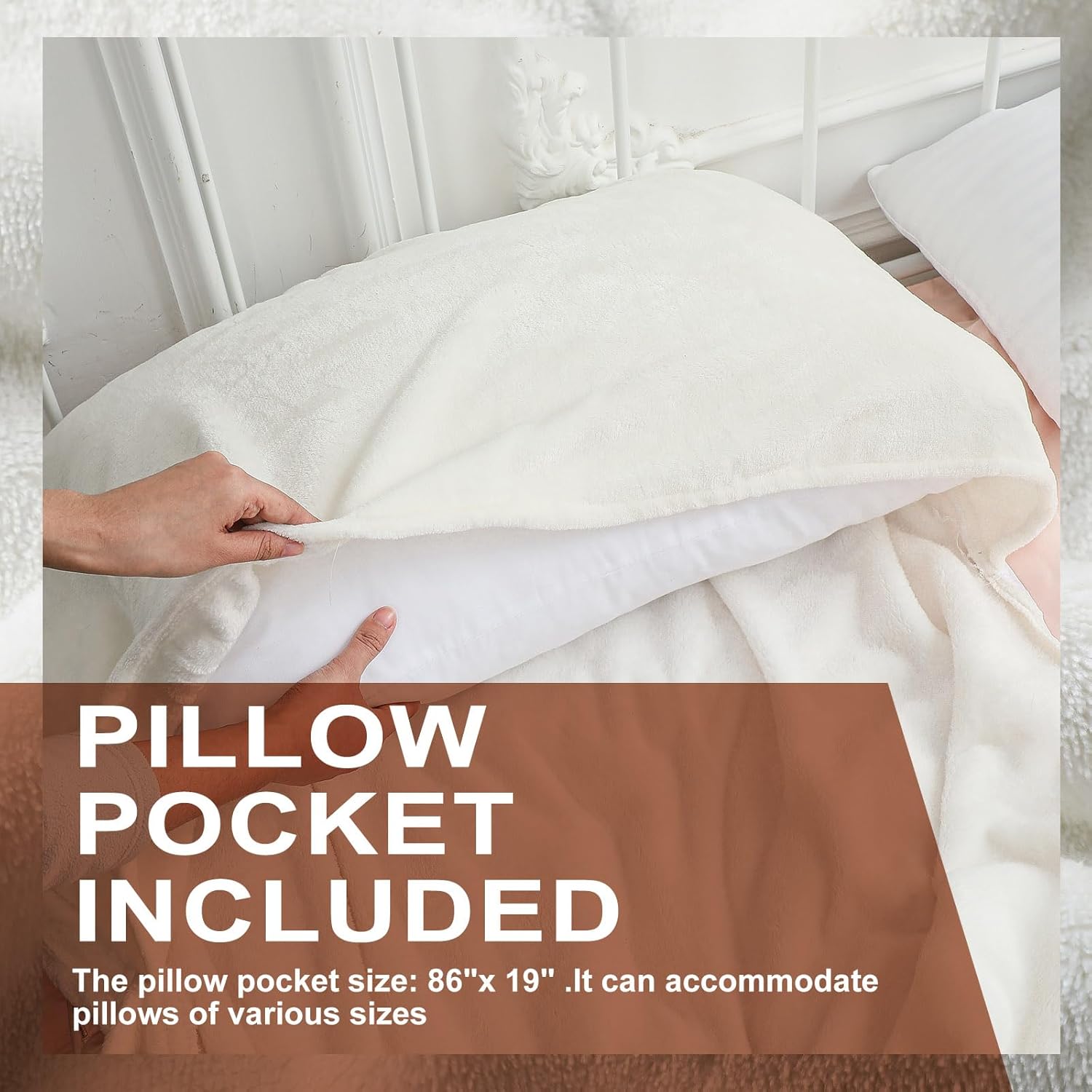 Flannel Sleeping Bag Liner for Adult, Travel Camping in Warm Cold Weather, Soft Fluffy Travel & Hotel Sleeping Bag Liner with Zipper for Hiking Camping Indoor Outdoor Use