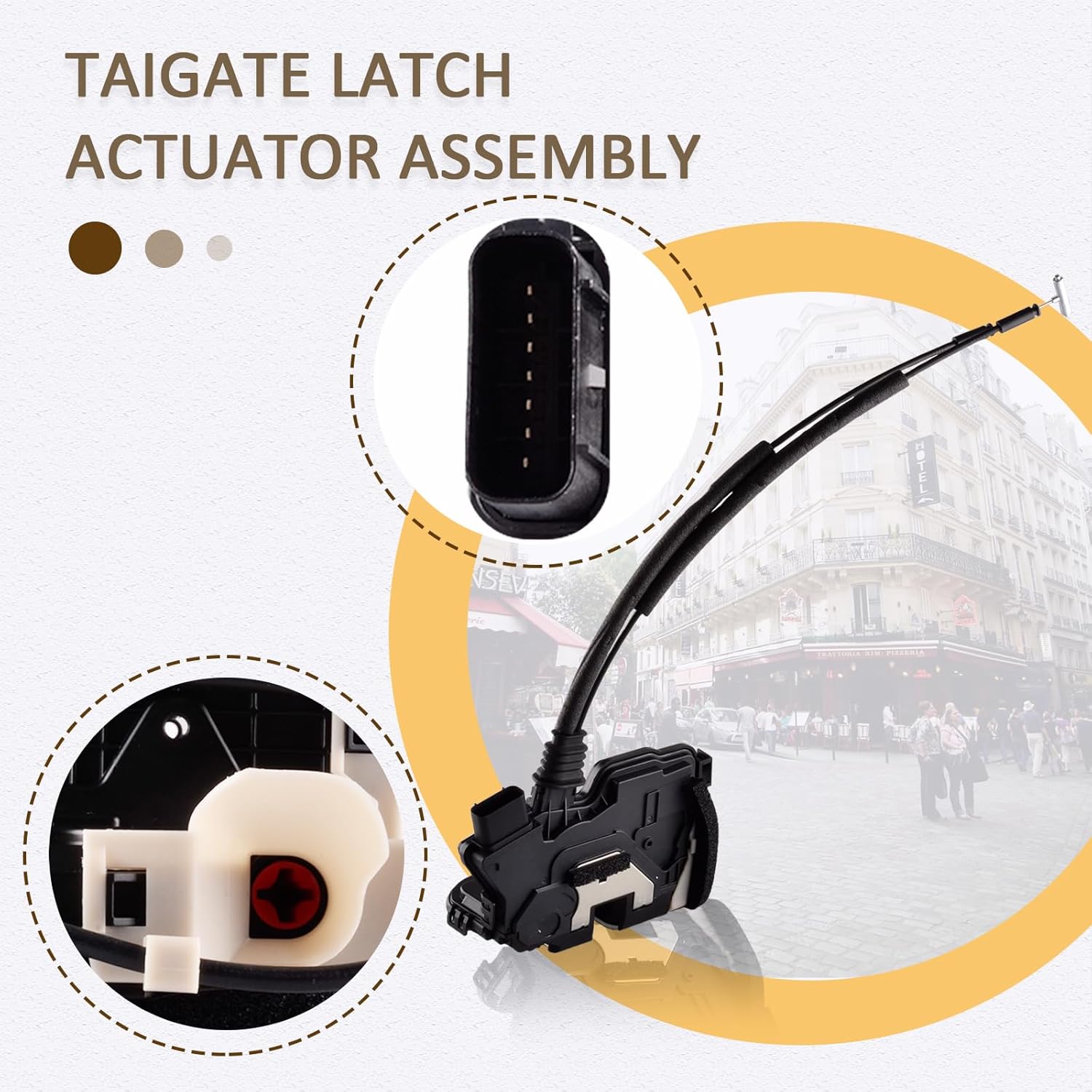 Driver Side Door Lock Actuator Assembly Compatible for Kia Sorento 2011-2015 Replace Front Left Door Lock Latch 81310-2P000 ‎813102P000