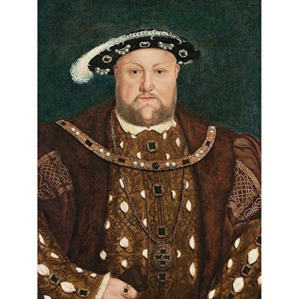 After Hans Holbein The Younger King Henry VIII Unframed Wall Art Print Poster Home Decor Premium