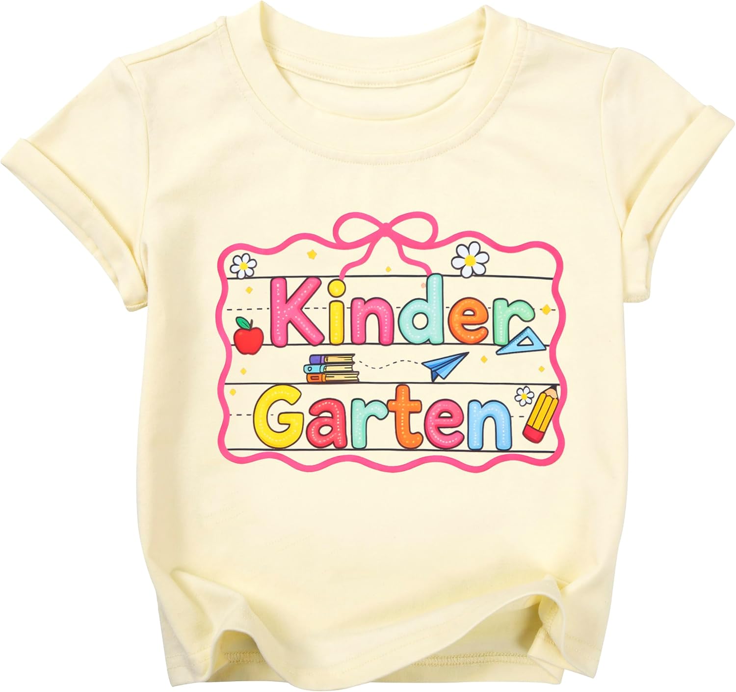 Kindergarten Shirts for Girls Watch Out Kindergarten Here I Come Shirt Kids Back to School T Shirt Children School