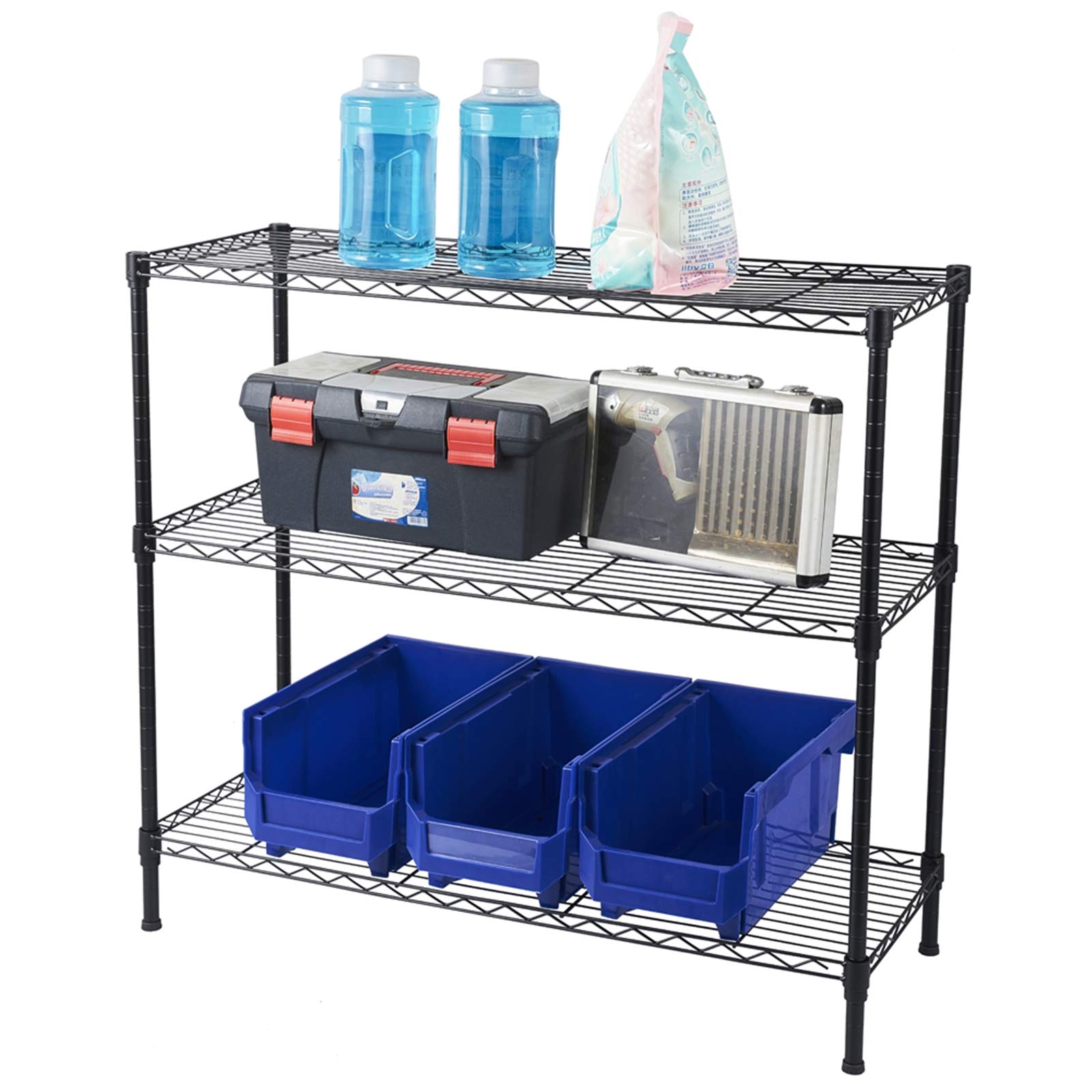 Heavy Duty Shelving Garage Organization Garage Storage Garage Storage Shelves Garage Storage & Organization Products Storage Racks and Shelving Racks for Storage Black