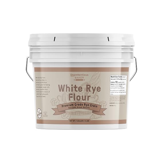 Unpretentious Flours Bundle, 1 Gallon Each, Includes 9-Grain, White Rye, Whole Wheat, For Breads And Baked Goods