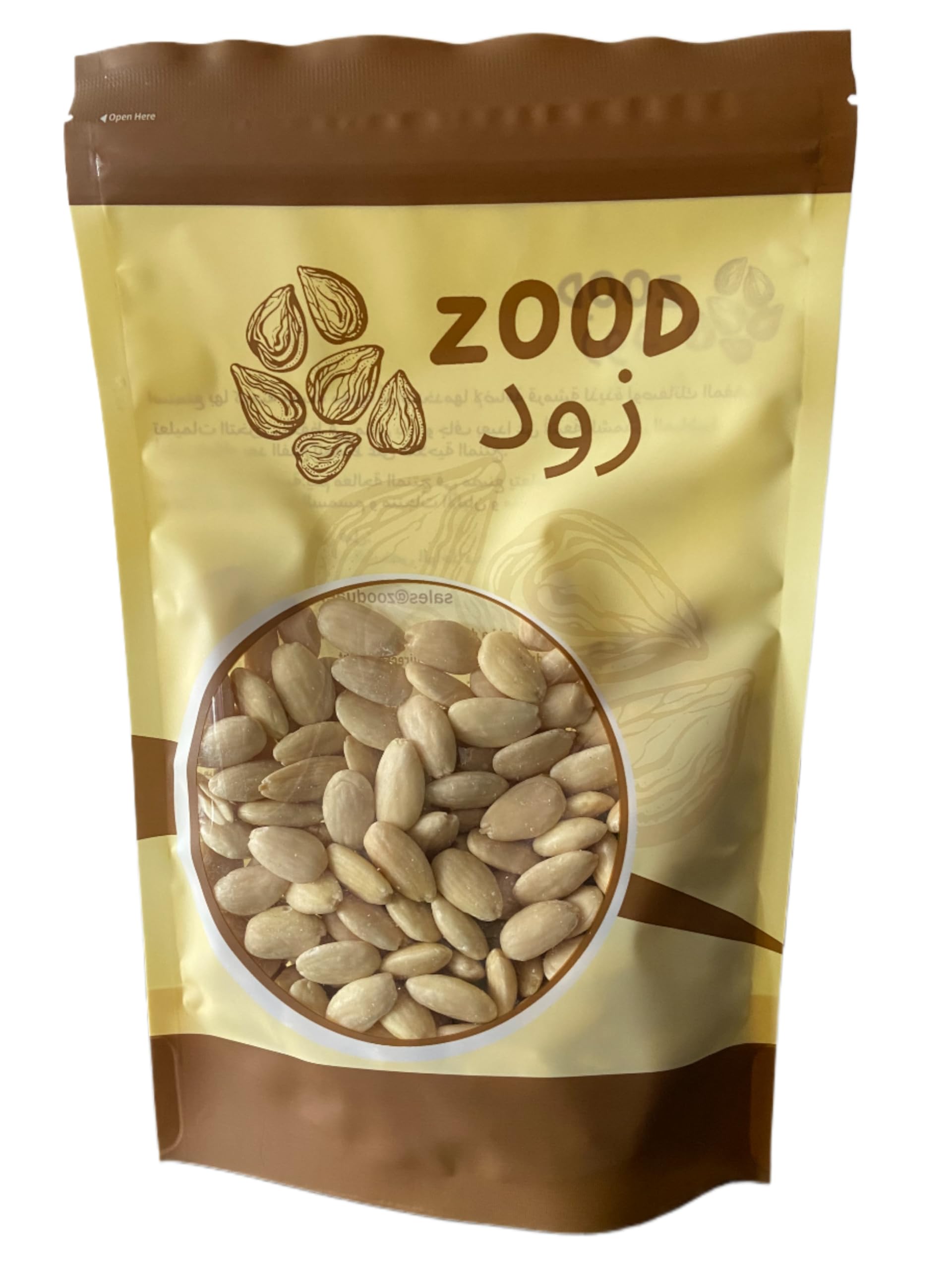 ZOOD | Almond Raw Blanched/Peeled | US Origin | 250g