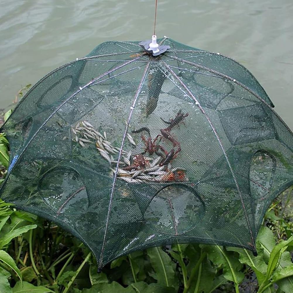 The Magic - Piège De Pêche Pliable - Filet De Pêche Portable - Piège à Crabes - Piège à écrevisses
