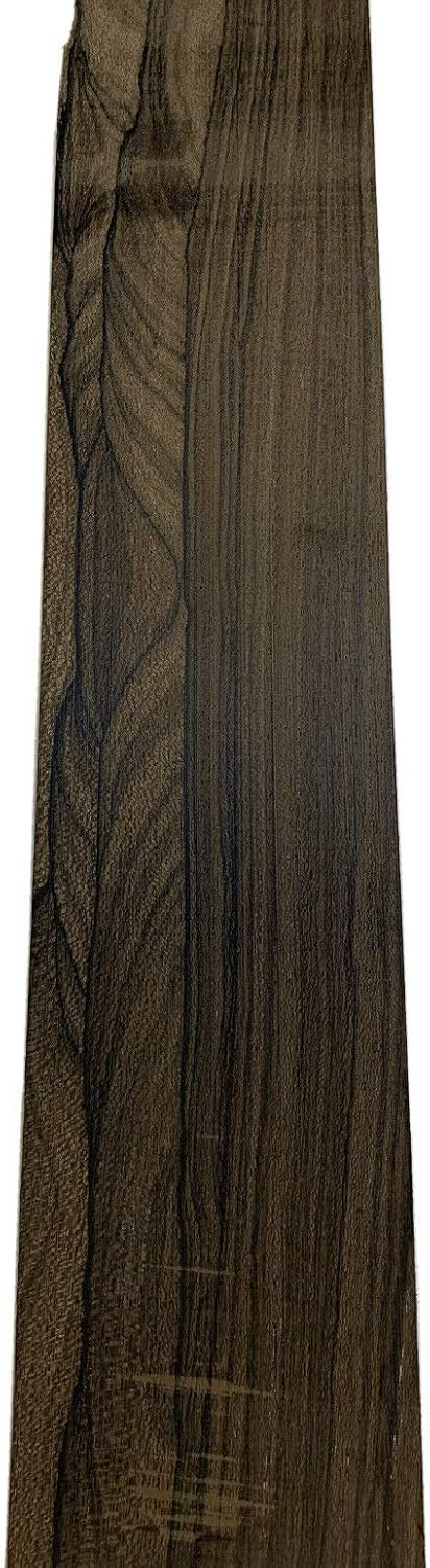 Beautiful Ziricote Thin Stock Lumber Boards, Suitable Thin Stock Lumber Board for Wood Crafting and Wood Working Projects, Measuring 1/2" x 3" x 24"