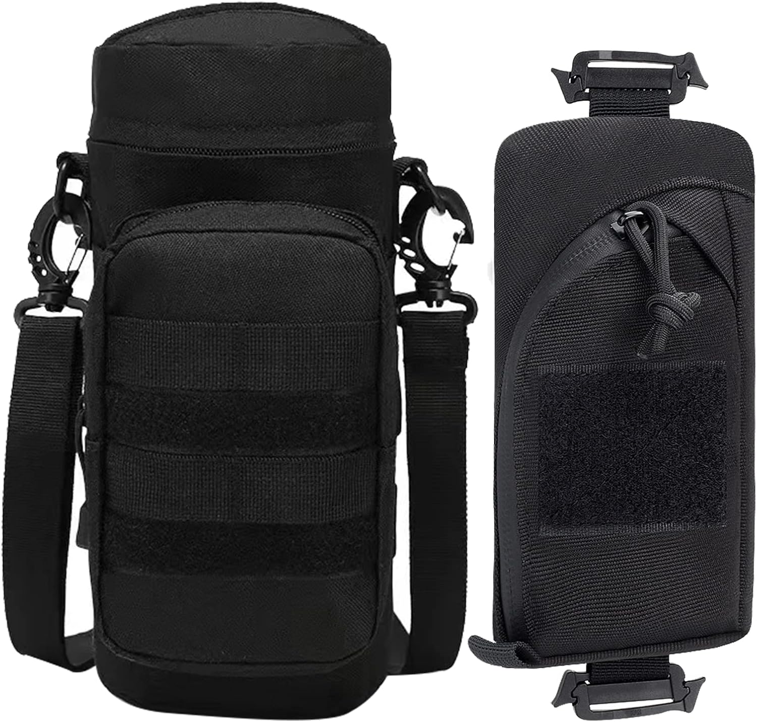 2 Pack Sports Water Bottles Holder Molle Water Bottle
