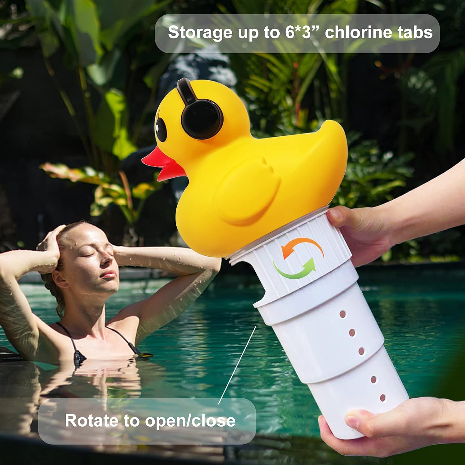 Pool Chlorine Dispenser,Spa Chemical Chlorinator Floating Chlorine