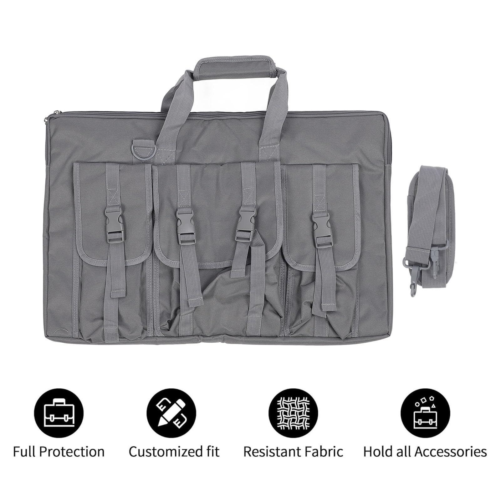Generic Bolsa de Transporte para Exteriores Satellite, Estuche Gen 3 a Prueba de Golpes para Viajeros y Propietarios de Vehículos Recreativos, Tela Oxford de 24,2x15,75x1,38 Pulgadas