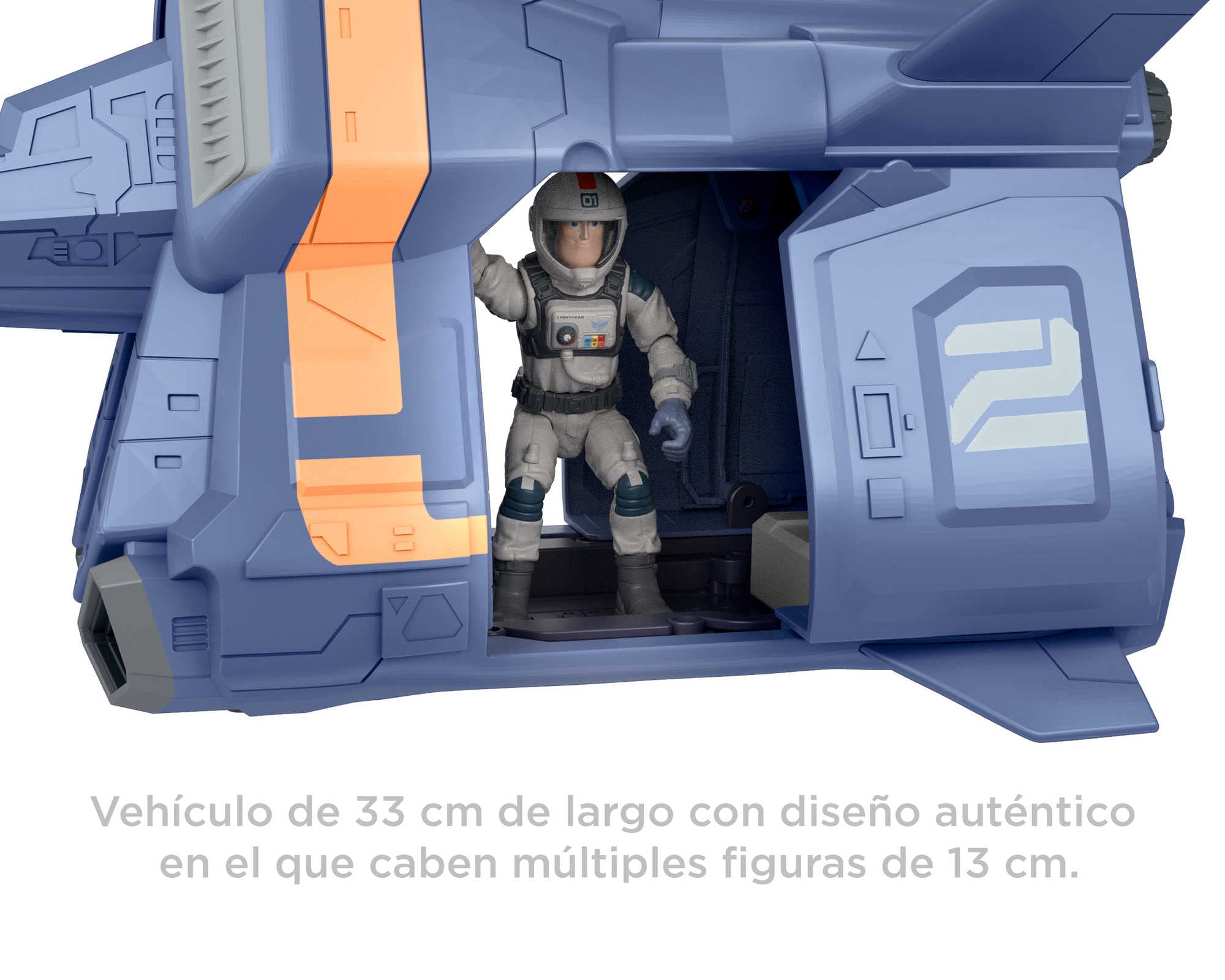 Disney Pixar Lightyear Pixar Lightyear Vehículo medio, Coche de juguete para figuras, regalo para niños y niñas +4 años, modelos surtidos (Mattel HHJ55)