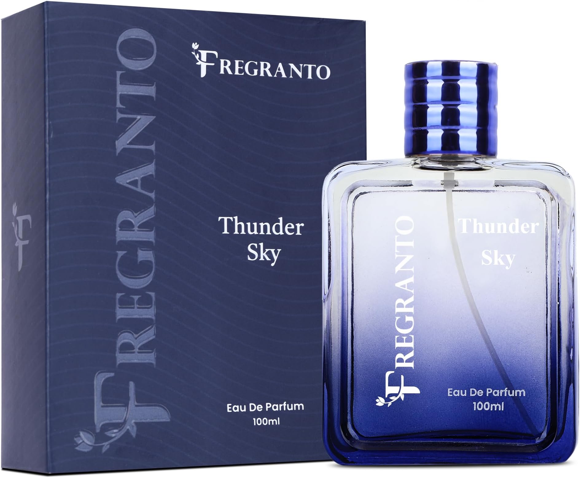 Thunder Sky Perfume For Men - 100 ML | Luxury Long Lasting Fragrance Spray | Eau De Perfum | White Wood, Amber - Sweet Floral Fragrance Scent
