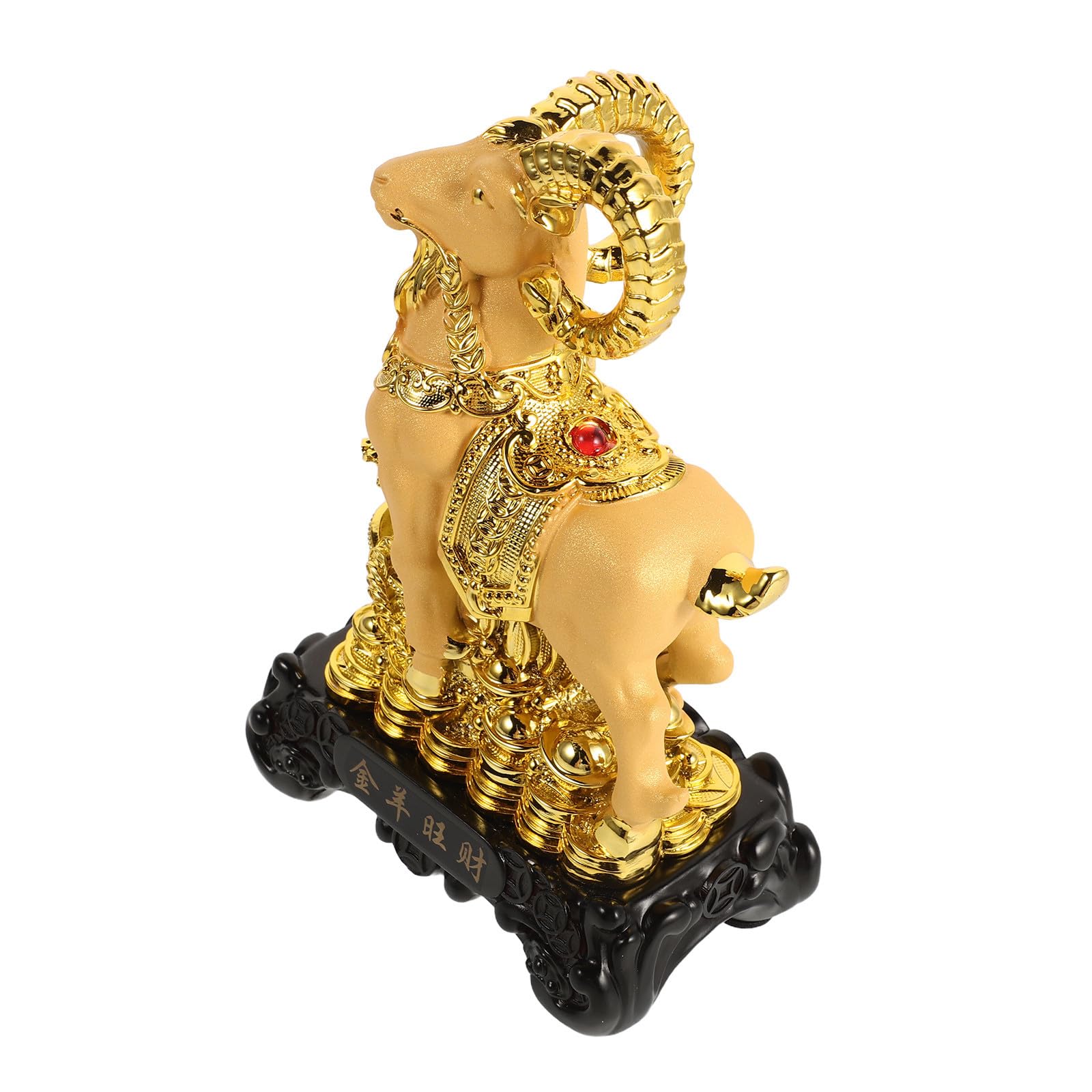 Estatua de Cabra del Zodiaco Chino de Resina, Figura Coleccionable 2027