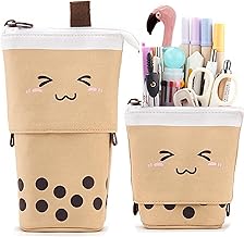 Telescopic Pencil Bag Pen Holder Pop Up Stationery Case, Stand-up Retractable Transformer Bag Standing Organizer, Great for Christmas Holiday New Year Office Bag