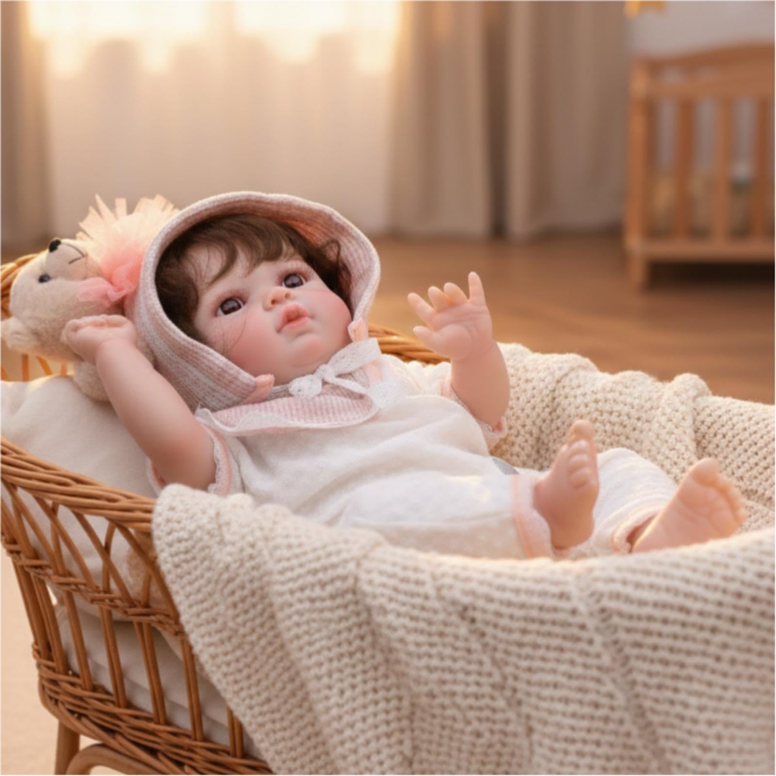 Amazon | Cloveray 20インチリボーンドール かわいい赤ちゃん人形 植毛