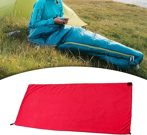 Miniatura 2 de Menolana Forro polar para saco de dormir cálido para saco de dormir para dormir de espesor, manta de forro térmico para mochileros, trekking, camping