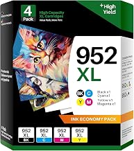 colorfly 952 Ink Cartridges Combo Pack High Yield | Work with Officejet Pro 8710 7740 8720 8702 8210 7720 8715 8730 8740 8216 Black Cyan Magenta Yellow