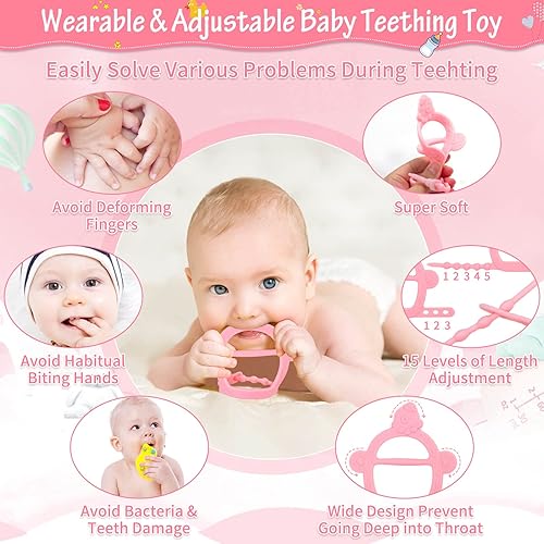 Miniatura 3 de Modacraft - Juego de 23 piezas de cuidado de la salud y aseo del bebé, juego de seguridad para bebés con cepillo para el pelo del bebé, cortaúñas,