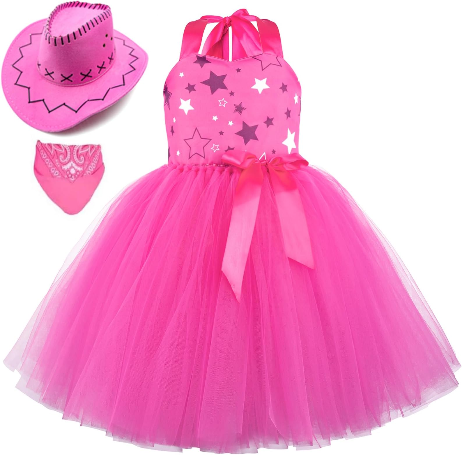 Tutu Dreams Pink Princess Costume for Girls Movie Dress Up Clothes Birthday Halloween Party