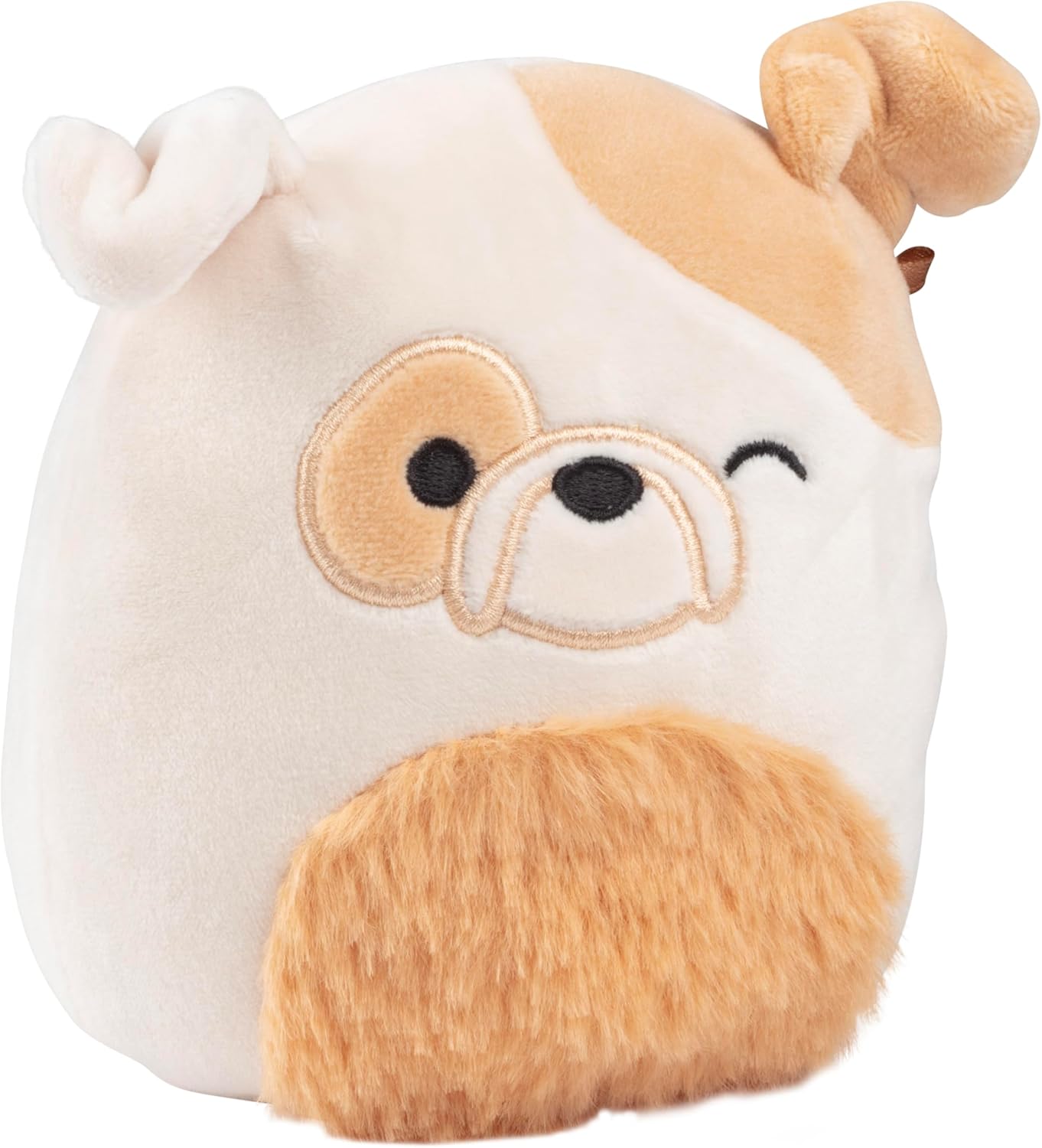 Squishmallows Original 5-Inch Brock The Bulldog - Official Jazwares Plush - Collectible Little Soft & Squishy Mini Stuffed Animal Toy - Add to Your Squad - Gift for Kids, Girls & Boys
