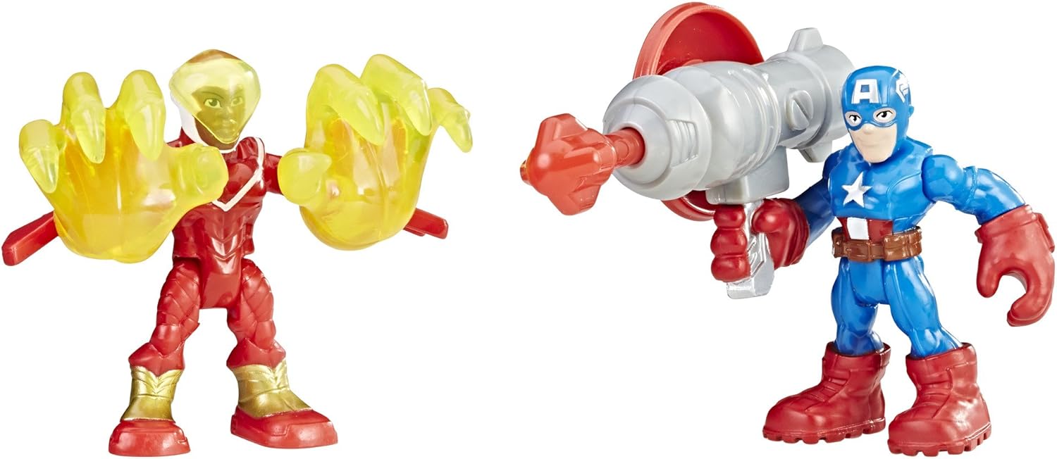 Playskool Heroes Marvel Super Hero Adventures Captain America and Marvel’s Falcon