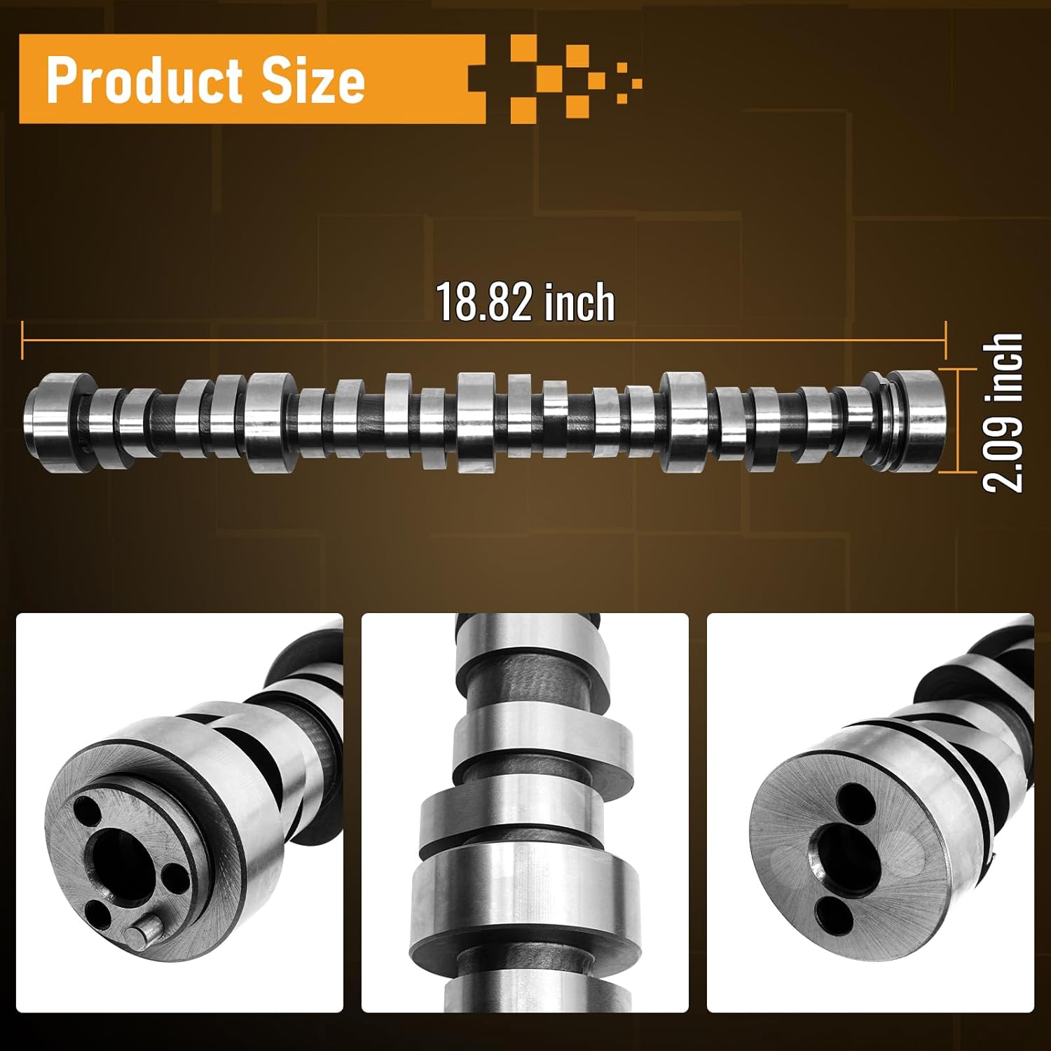 E1840P Sloppy Mechanics Stage 2 Cam Camshaft Kit for Chevy/GM LS LS1 LS2 LQ4 LQ9 4.8L 5.3L 5.7L 6.0L 6.2L Includes E-1840P Camshaft / PAC1218 Springs / 12482063 Seals