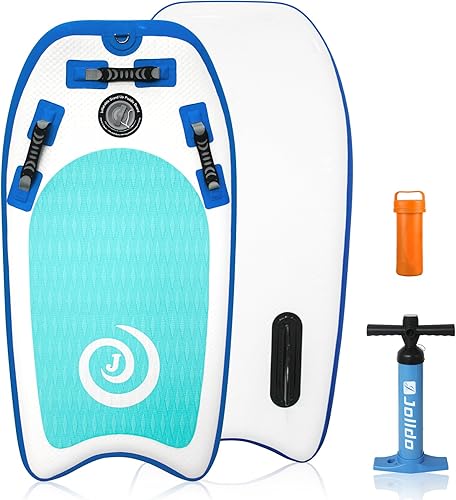 Tabla de bodyboard inflable ligera y portátil de 40 pulgadas para adultos y niños, tablas de surf para playa y río