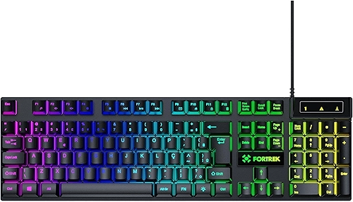 Teclado Gamer Fortrek Fearless 100 Fullsized Preto