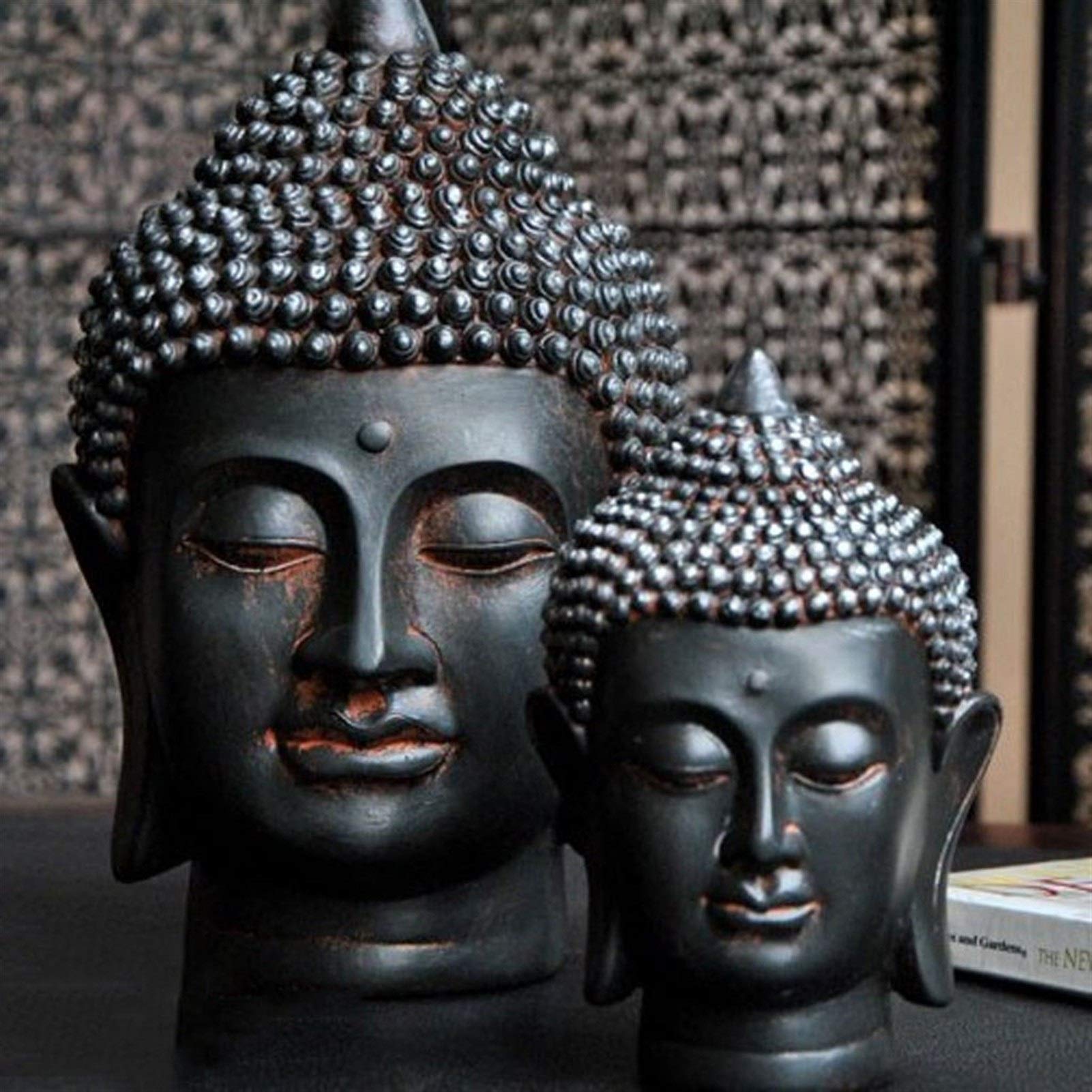 Amazon.com: Weiping - Buddha Meditating Figurine Old Resin Zen