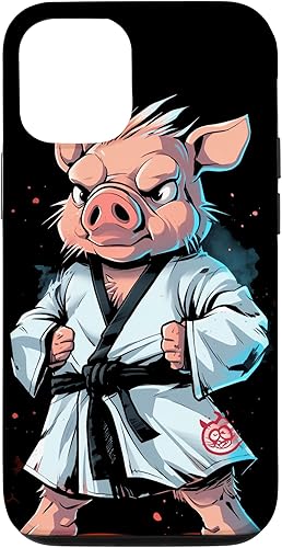 Miniatura 4 de iPhone 12 mini Karate Pig Taekwondo Martial Arts Fighter Case