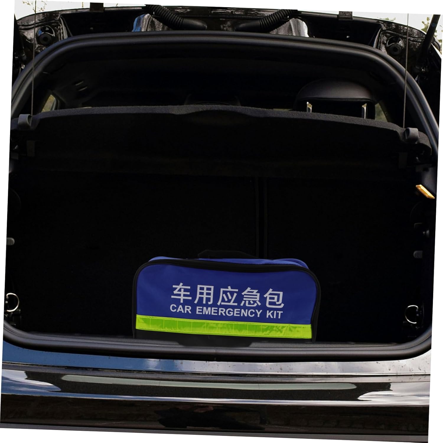 Car Roadside Emergency Tool Kit 8-Piece Multi-Function Vehicle Safety Set for Roadside Assistance Includes Tow Strap First Aid Kit and Reflective Vest