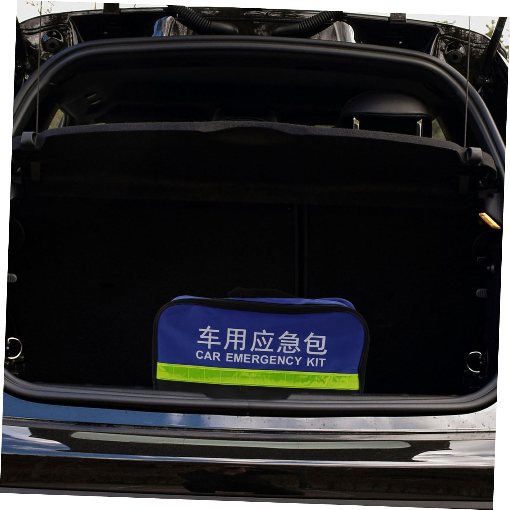 Kit Attrezzi Auto Emergenza in Abs, Gomma e Metallo | Kit di Assistenza Stradale, 8 Pezzi per Ispezioni Veicolo, Accesso Rapido in Viaggio