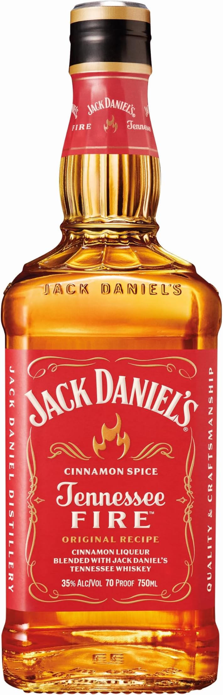 Jack Daniel’s Tennessee Fire Gift Tin Whiskey, 70cl (package may vary)