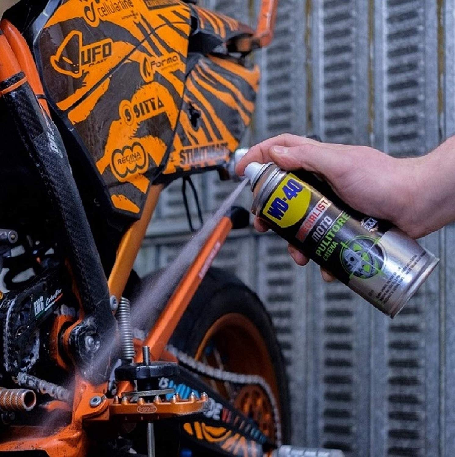 WD-40 - Limpia Cadenas Specialist Motorbike 400 ml (Caja de 6 uds)