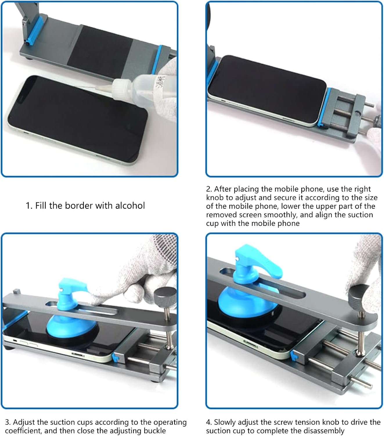 LCDスクリーン分離分離なしの分離なし除去