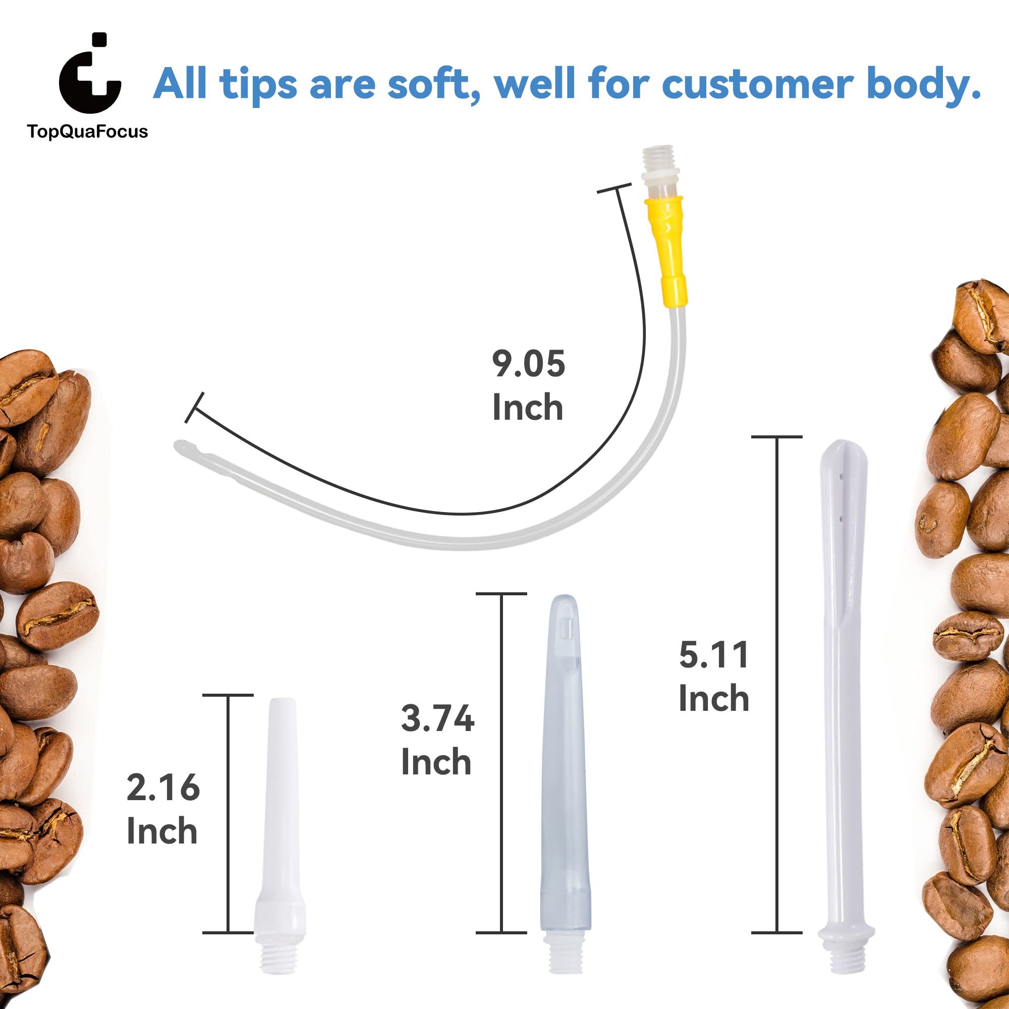 TopQuaFocus Enema Kit Colonic Irrigation Organic Coffee Enema Bucket