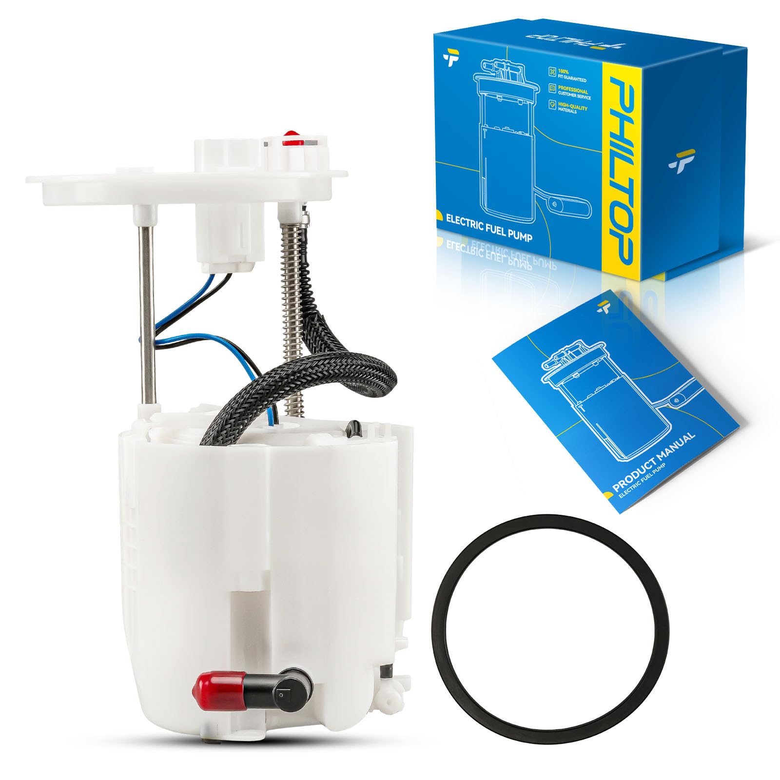 PHILTOP Electric Fuel Pump Assembly for 2009-2012 Toyota RAV4 3.5L, FG1554