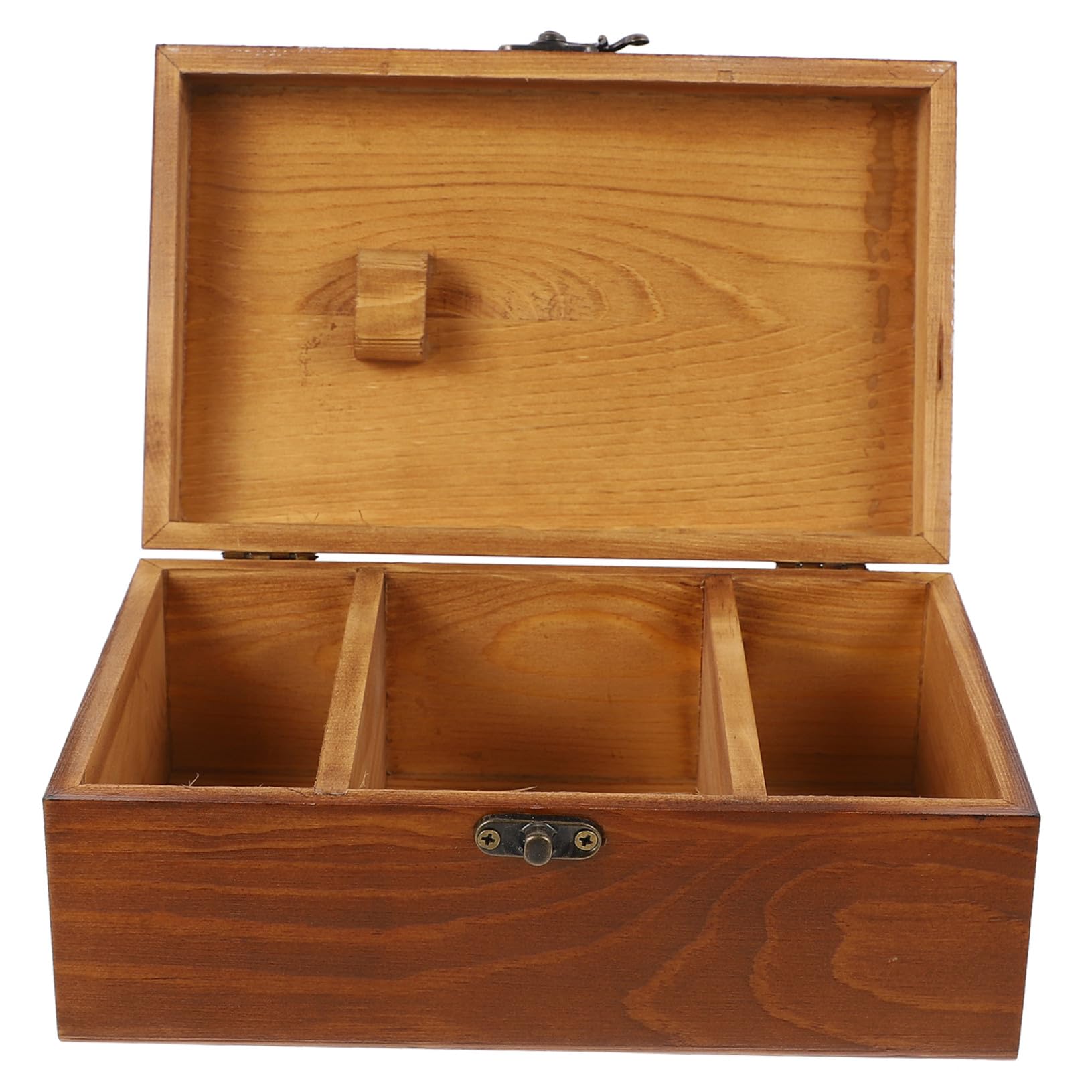 Kit Cucito Grande capacità in Legno retrò Naturale Accessori Completi per Cucito Fai-da-Te Casa Portafili Aghi e Forbici