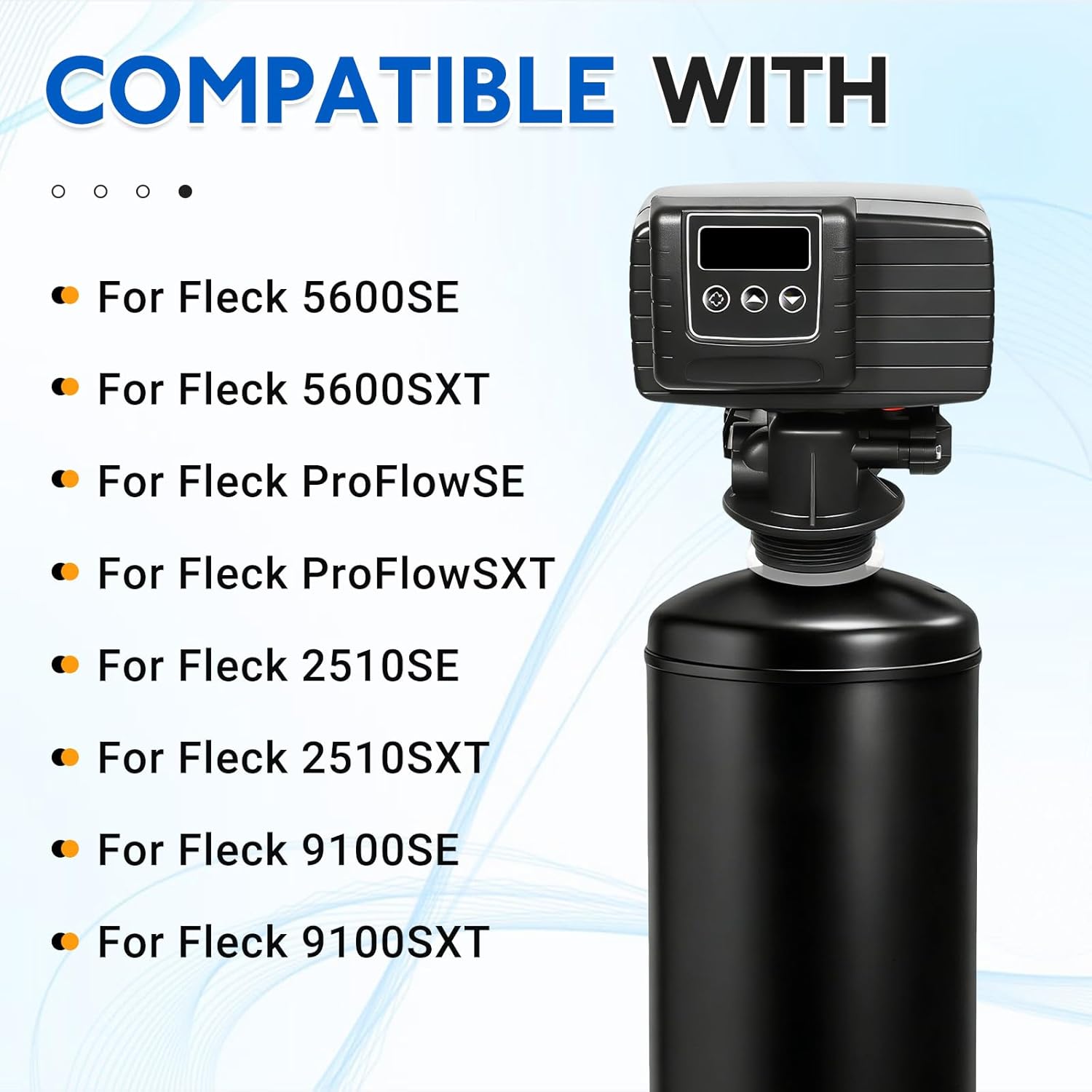 Timer Circuit Board Compatible with Fleck 5600 ProFlow 2510 9100 SE SXT - Replace 61672-0201 42196 40283 FL40283, Timer Board PCB for Water Softener Valve, Digital Control Valve Circuit Board