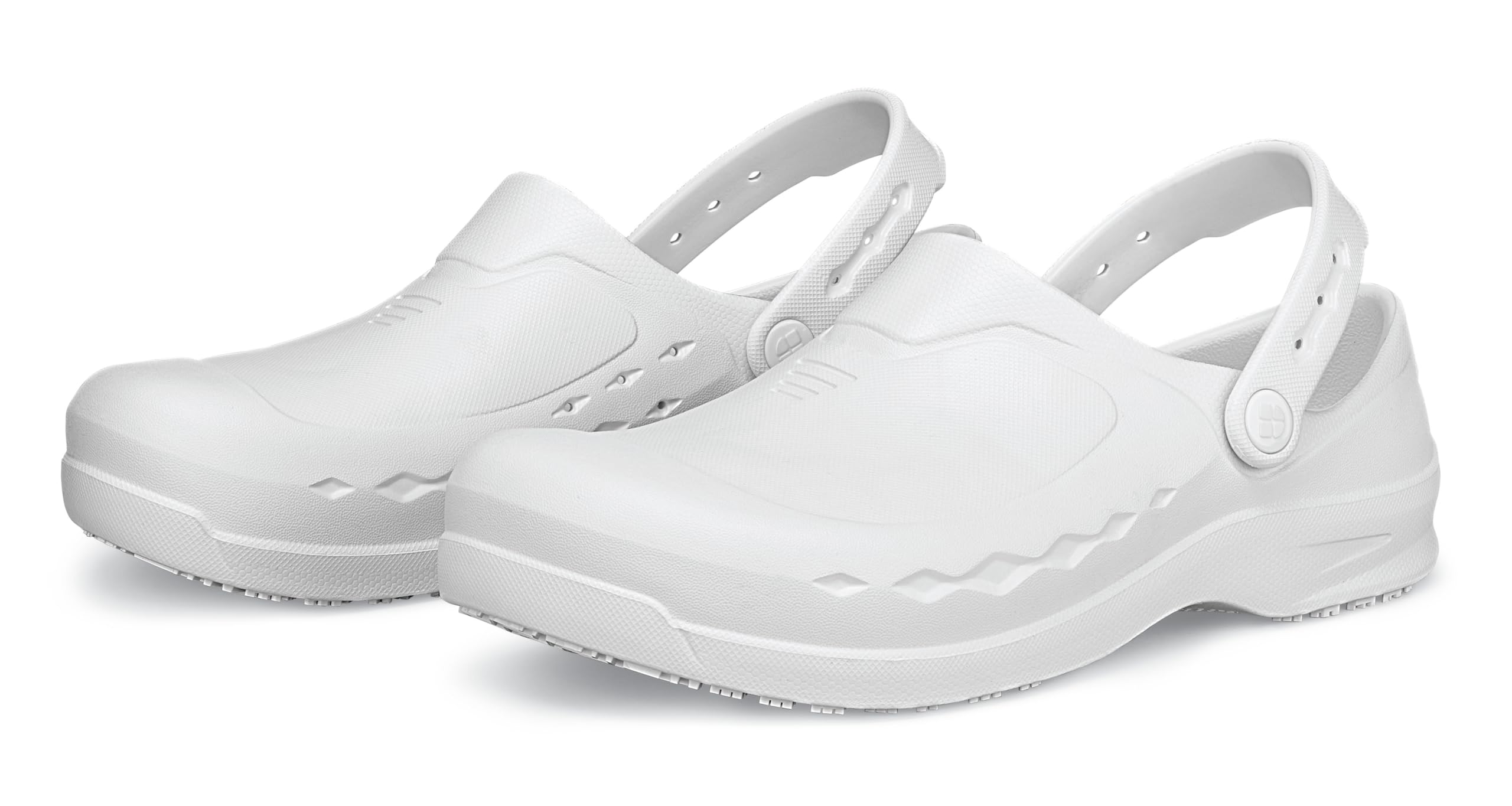Shoes for Crews Arbeitsschuhe ZINC – Bequeme, Wasserabweisende & Rutschhemmende Clogs für Schichtarbeit, Medizin- und Küchenpersonal, OB E SR – für Damen und Herren