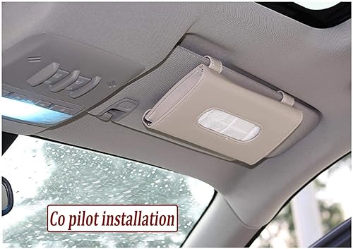 Miniatura 2 de Soporte para pañuelos de automóvil para automóvil, soporte de pañuelos para visera, caja de pañuelos para automóvil, soporte de máscaras desechables