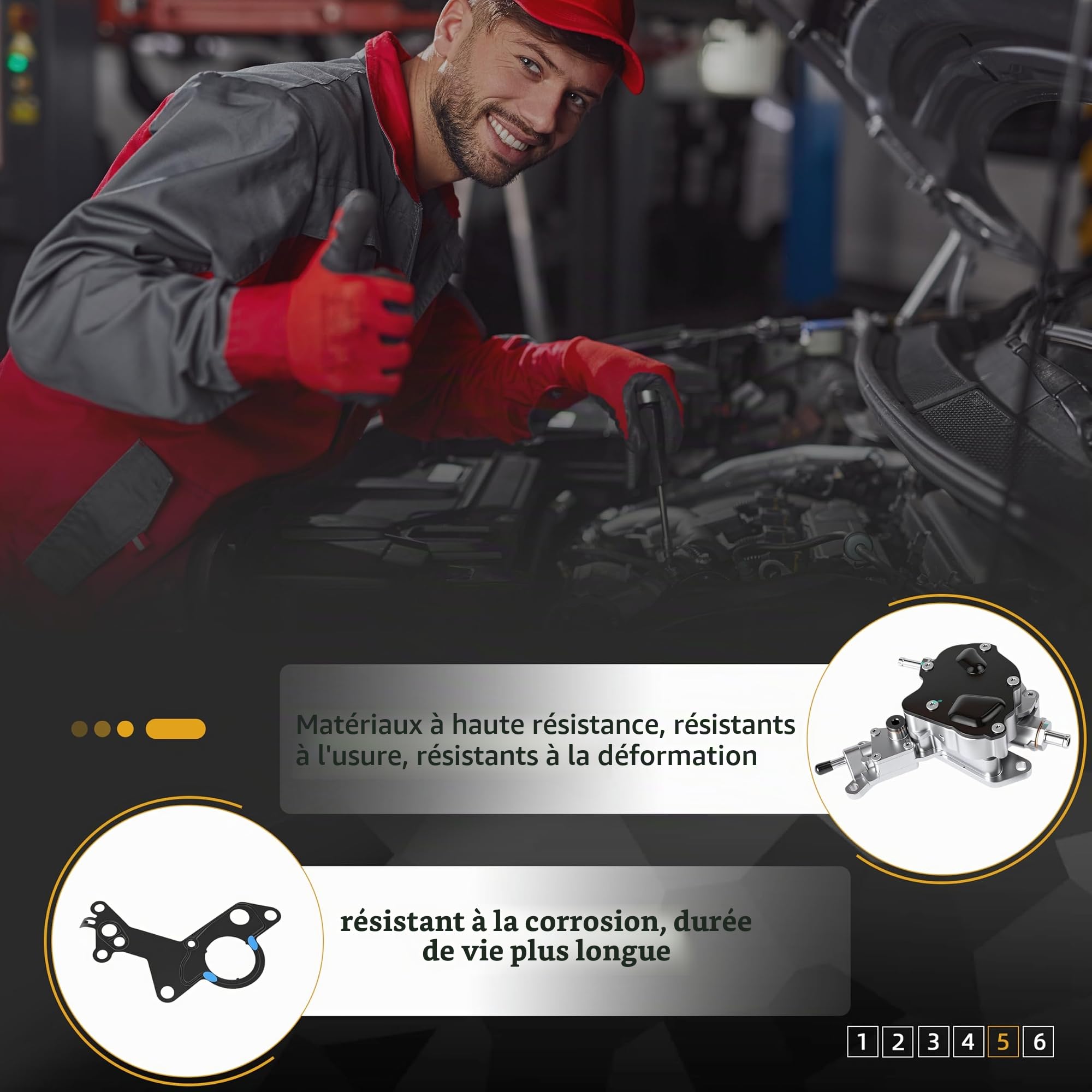 Pompe à vide compatible avec Audi A2 A3 A4 A6, Ford Galaxy, Seat Alhambra, Altea, Arosa, Skoda, VW, système de freinage de pompe à vide, OE#038145209A, 038145209E
