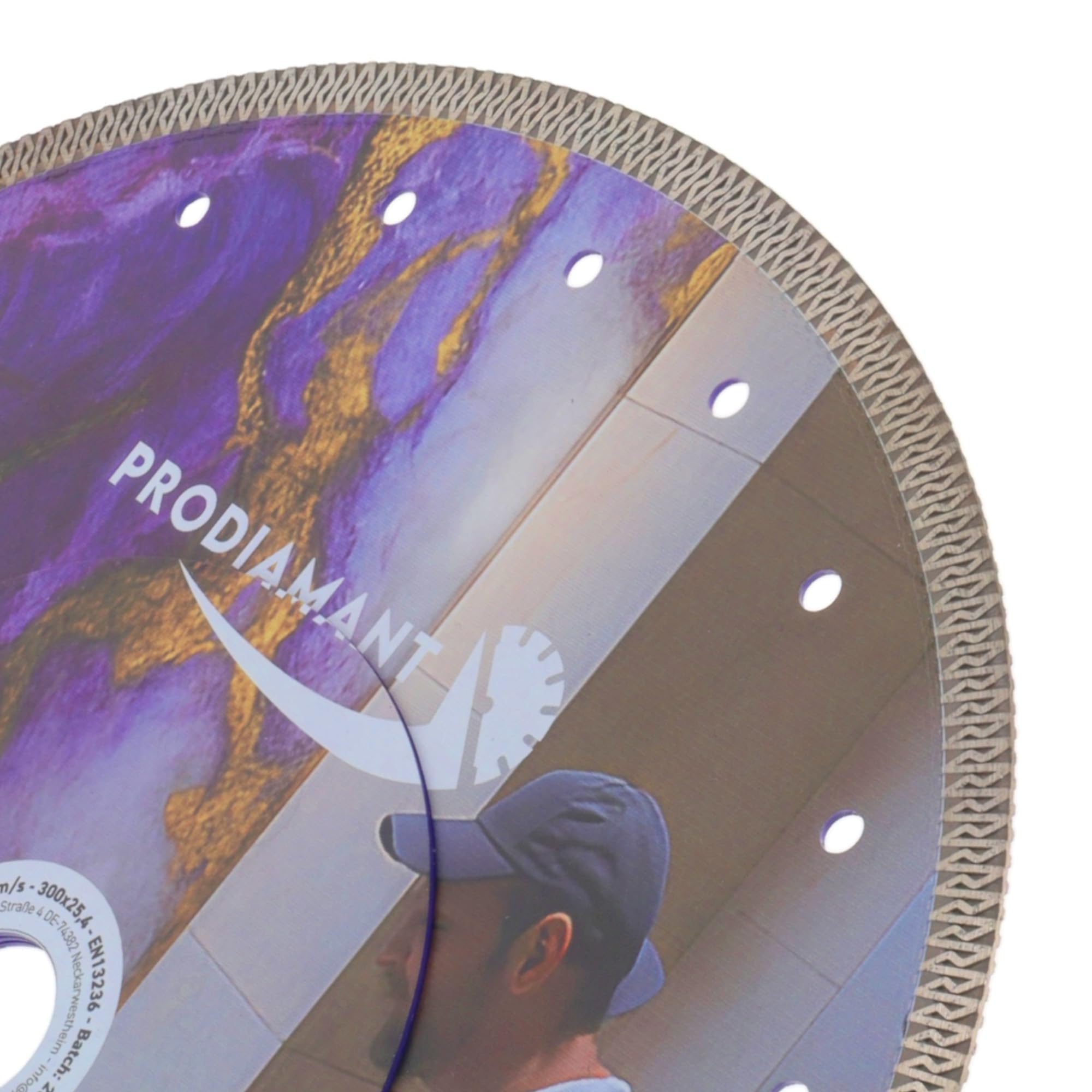 PRODIAMANT Disco de corte de diamante F59 VIO PRO 300 x mm | Altura del segmento 10 mm | Ancho de corte 2,2 mm